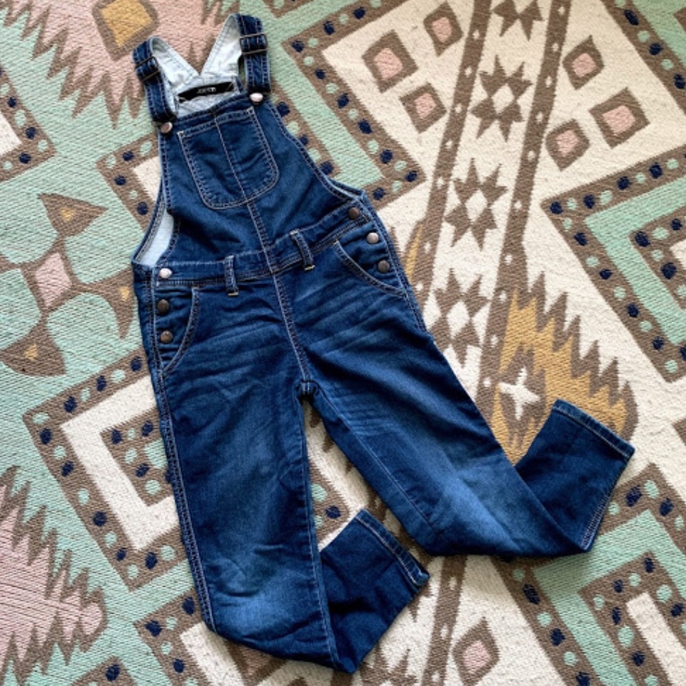 Joe's Jeans Dark Wash Overalls Sz6x EUC